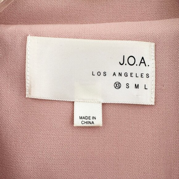 J.O.A. "Blissful" Crepe Trench Coat in Blush Pink, size XS - Picture 3 of 11